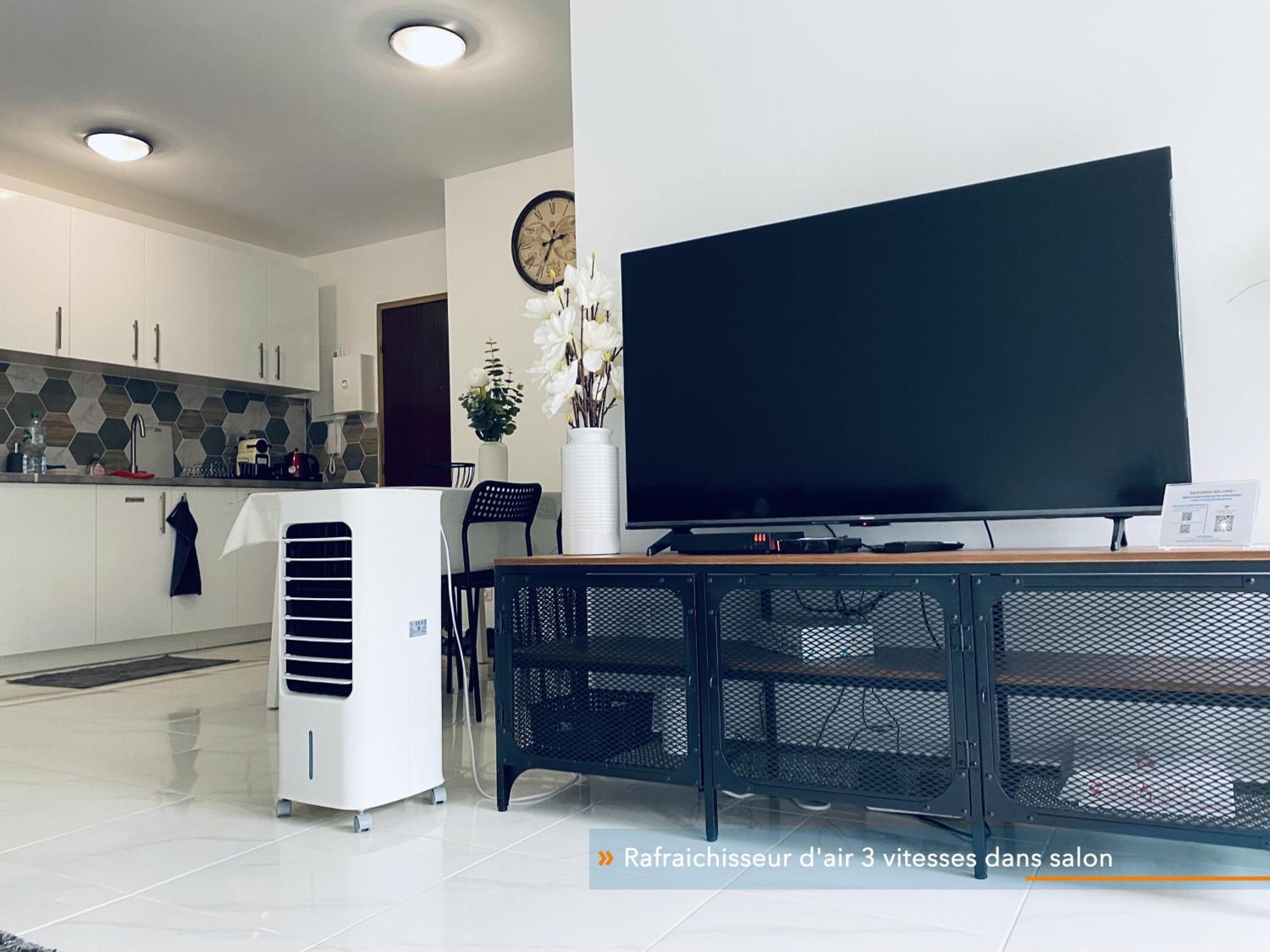 Appartement Parisien Neuf, Moderne Avec Grande Salon, 2 Chambres, 4 Lits, Parking Gratuit, 15min De Paris Et 13 Min Aeroport Orly