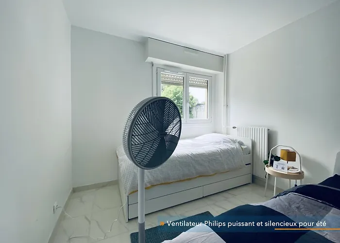 Appartement Parisien Neuf, Moderne Avec Une Grande Salon, 2 Chambres, 4 Lits, Parking Gratuit, 15Min De Paris Et 13 Min Aeroport Orly