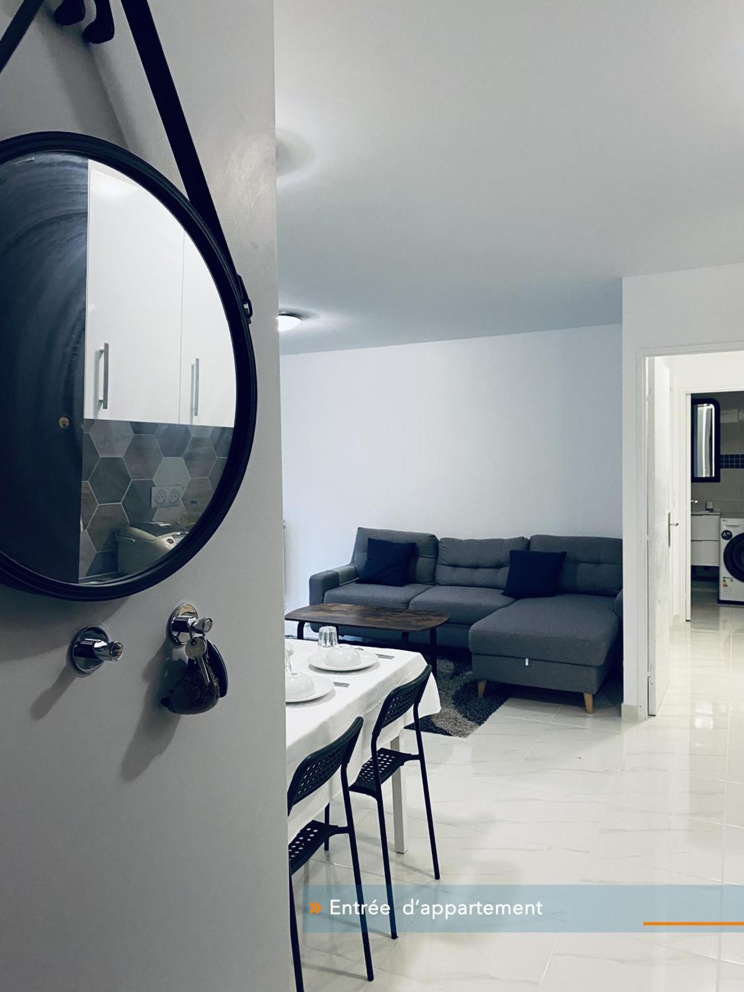 Apartment Parisien Neuf, Moderne Avec Grande Salon, 2 Chambres, 4 Lits, Parking Gratuit, 15min De Paris Et 13 Min Aeroport Orly *